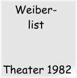 Theater 1982  Weiber- list